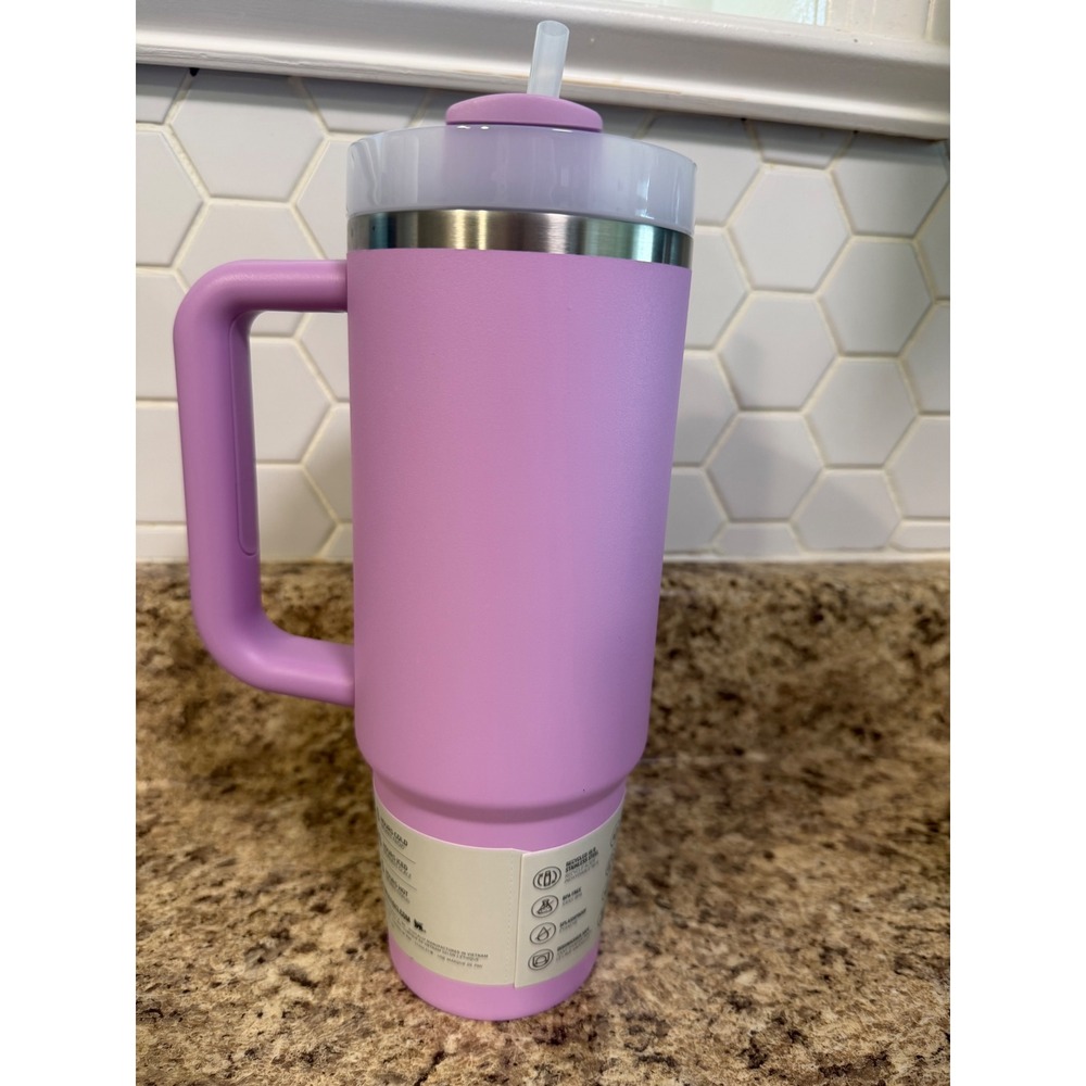 Stanley 30 oz Quencher H2.0 FlowState Tumbler Orchid Purple Stainless Steel - Picture 3 of 3